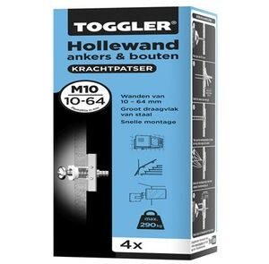 Toggler m8 hollewandanker 4st