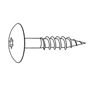 schroef voor trespa a03.0.0 wit 100st