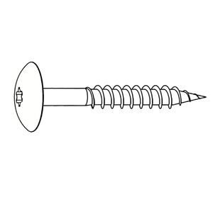 schroef voor trespa a05.0.0 puur wit 100st
