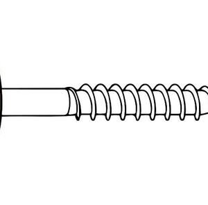RVS snelmontageschroef voor Trespa a07.1.1 sand 4,8x38mm