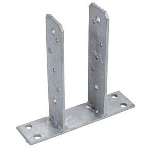 u-pergolasteun op plaat 71mm therm verzinkt