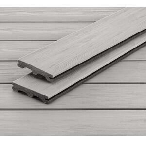 NaturinForm Piazza Vlonderplank Piazza One Silver teak PEFC 100% 25x140x6000mm