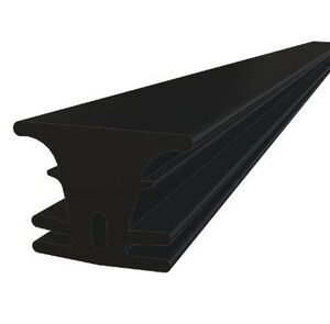 Piazza Pro Strip Rubber Zwart 50m