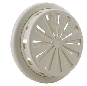 Starx ventilatierooster verstelbaar wit 100-150mm