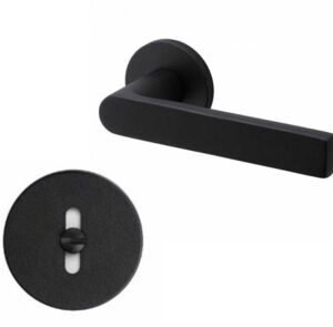 comfidoor deurbeslag en vrij- en bezetslot voque zwart