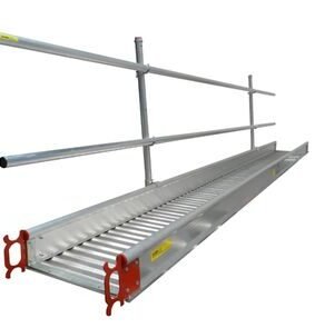 werkbrug universeel aluminium met inhaken 600x6000mm