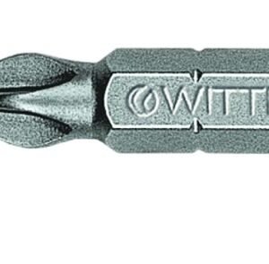 Witte schroefbit phillips ph1 1/4" 25mm 2st