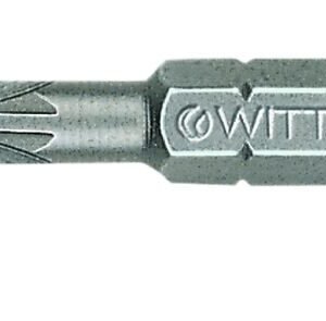 Witte schroefbit pozidriv pz2 1/4" 25mm 10st