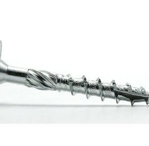 Woodfast constructie houtschroef torx t40 8,0x60/35mm verzinkt 100st