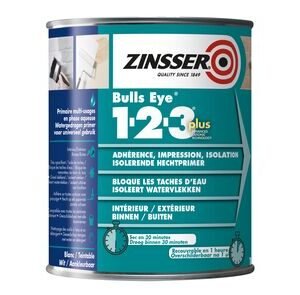 zinsser bulls eye 1-2-3 plus grondverf mat wit 1ltr