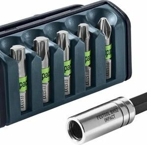 Festool bitcassette centrotec BT-IMP SORT1 6-delig, met magneet bithouder 25mm