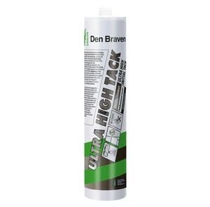 DEN BRAVEN Ultra High Tack Lijmkit Wit 290ml