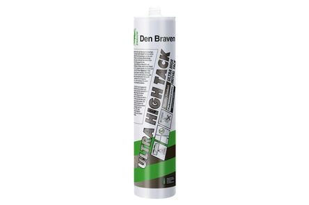 DEN BRAVEN Ultra High Tack Lijmkit Wit 290ml