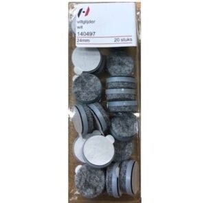 glijder vilt 24mm 20st