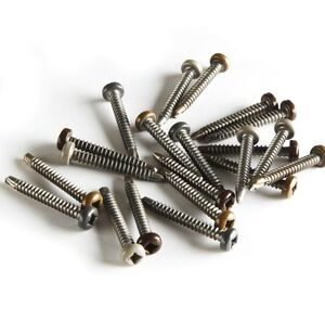 weo schroef torx dark grey 4,2x38mm t20 rvs 100st + bit