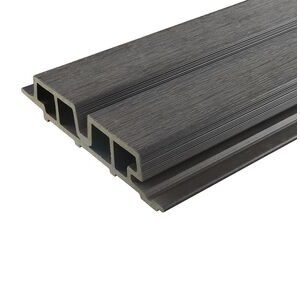 wpc weo60 gardenwall dark grey fsc 100% 33x170x2900mm