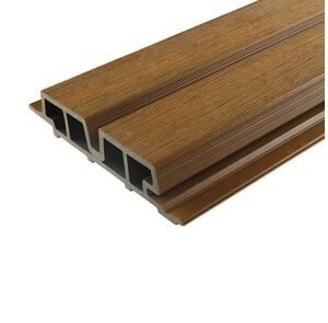 wpc weo60 gardenwall teak fsc 100% 33x170x2900mm